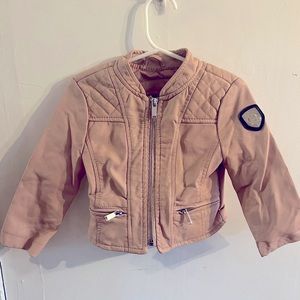 Urban Republic Girls Pink Moto Jacket